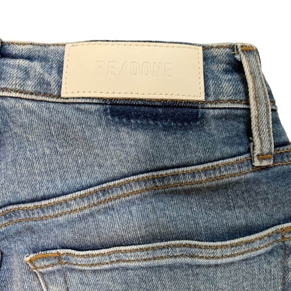 RE/DONE Originals Revolve 90s High Rise Ankle Crop 60s Fade Button Fly Size 26 - Picture 12 of 13